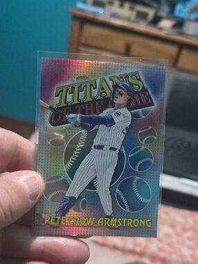 Topps Holographic Baseball Trading Card - Multicolor (Blue, Pink, Yellow, Green)